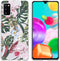 iMoshion Hoesje Geschikt voor Samsung Galaxy A41 Hoesje Siliconen - iMoshion Design hoesje - Groen / Roze / Tropical Jungle