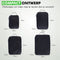 Travelhawk Compressie Cubes - Koffer Organizer - Set van 4 - Zwart