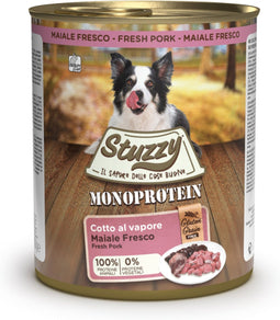 Stuzzy Monoproteïn Varken - Hond - Natvoer - Volledig voer - 6 x 800 gr