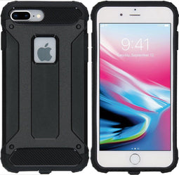 iMoshion Hoesje Geschikt voor iPhone 8 Plus Hoesje - iMoshion Rugged Xtreme Backcover - Zwart
