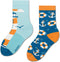 Zooksy mixTURY - Unisex Sokken - Marine - 2-pack - Giftbox - Maat: 36-40