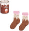 Zooksy Warm winter - Terry Sokken - Hot Chocolate - 2-pack - Giftbox - Maat: 36-40