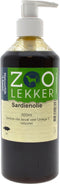 Zoolekker - Sardienolie - 500ml - Ondersteunende olie - hond en kat