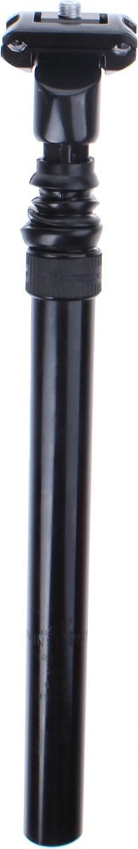 Zoom Zadelpen Verend 350 X 27,2 Mm Aluminium Zwart