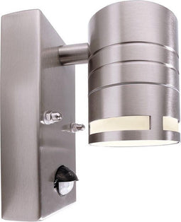 Zoomoi Zilly II | buitenverlichting met bewegingssensor en dag nacht sensor | buitenlamp wandlamp | RVS