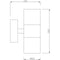 Zoomoi Zilly II | up down buitenverlichting | buitenlamp wandlamp | RVS