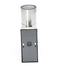 Zoomoi Zilly II | up down buitenverlichting met bewegingssensor en dag nacht sensor | buitenlamp wandlamp | RVS