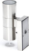Zoomoi Zilly II | up down buitenverlichting met bewegingssensor en dag nacht sensor | buitenlamp wandlamp | RVS