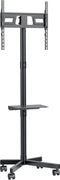 Maclean MC-949 - TV-standaard op wielen - Geschikt voor 32-55 inch VESA 400x400 max. 25 kg - zwart