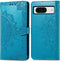 iMoshion Hoesje Geschikt voor Google Pixel 8 Hoesje Met Pasjeshouder - iMoshion Mandala Bookcase - Turquoise
