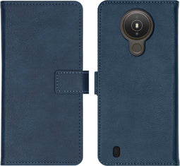 iMoshion Hoesje Geschikt voor Nokia 1.4 Hoesje Met Pasjeshouder - iMoshion Luxe Bookcase - Donkerblauw
