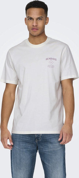 ONLY & SONS - ONSKYE REG PHOTO SS TEE - Heren - T-shirts