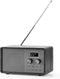 Nedis RDDB5110BK - DAB+ FM-radio - 20 voorkeurzenders - Hout-look
