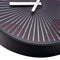 NeXtime - Wandklok - 30cm - Plastic - Bewegend- Rood - 'Motion Star'
