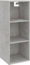 vidaXL Wandkast - 34,5x32,5x90 cm - bewerkt hout - betongrijs