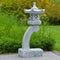 Ubbink Roji - Tuinlantaarn - Japanse stijl - Grijs - 96 x 34,5 x 47 cm