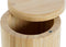 Zoutvaatje met deksel DKD Home Decor Natuurlijk Bamboe 8,5 x 8,5 x 8,5 cm