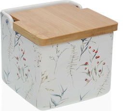 Zoutvaatje met deksel Versa Celyn 12,2 x 11,5 x 12,2 cm Keramisch
