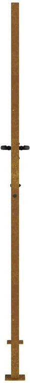 vidaXL - Poort - 105x205 - cm - cortenstaal
