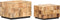 vidaXL - Salontafels - 2 - st - blokontwerp - ruw - mangohout