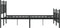 vidaXL - Bedframe - met - hoofd- - en - voeteneinde - metaal - zwart - 120x200 - cm