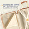 Princess Traveller Leopard - Reiskoffer - Hardcase - 76 cm - 107 liter - Crème/Taupe