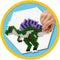 SES Beedz - Dino Wereld - 2100 strijkkralen met legbord - PVC vrij - dino thema - strijkkralen jongens - Dinosaurus