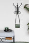 Housecraft Ran - Wandkapstok - 6 haken - Zwart