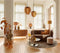Light & Living Hanglamp Misty - Bruin - 30x30x37cm - Modern - Hanglampen Eetkamer, Slaapkamer, Woonkamer