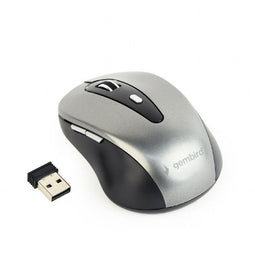 Gembird MUSW-4B-04 - Draadloze optische muis - 4 knoppen - Zwart/Zilver