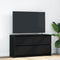 vidaXL - Tv-meubel - 100x35x54 - cm - bewerkt - hout - zwart