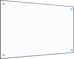 vidaXL - Spatscherm - keuken - 80x50 - cm - gehard - glas - transparant