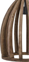 Light & Living Haranka Hanglamp - Bruin - Ø38x46 cm