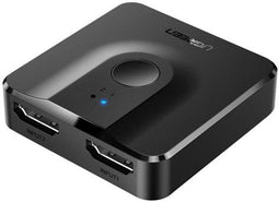 UGREEN 50966 - HDMI switch/splitter - 4K 2 in 1 out/1 in 2 out - Zwart