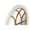 Wandspiegel Home ESPRIT Wit Gouden Venster 68 x 4 x 128 cm