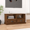 vidaXL - Tv-meubel - 93x35,5x45 - cm - bewerkt - hout - bruin - eikenkleur