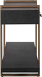 Richmond Dressoir Cambon 3-Laden Dark Coffee