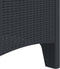 vidaXL - Tuinstoelen - met - Kussens - 4 - pcs - Anthraciet - Poly - Rattan