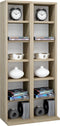 VCM Houten CD DVD-standaard Plankkast Opbergstandaard Milano Houten CD DVD-standaard Plankkast Opbergstandaard Milano