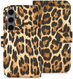My Style Flex Wallet for Samsung Galaxy S24 5G/S25 5G Wild Leopard