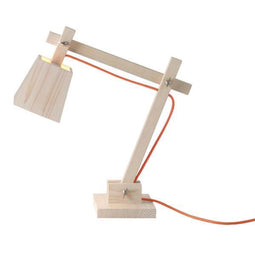 Muuto Wood - Tafellamp - Oranje koort