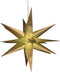 Anna Collection verlichte 3D kerstster - goud - 60 cm - kunststof