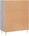 vidaXL - Dressoir - 69,5x34x90 - cm - bewerkt - hout - grijs - sonoma - eikenkleurig