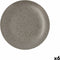 Platt tallrik Ariane Oxide Keramisch Grijs (Ø 27 cm) (6 Stuks)