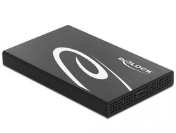 Delock - Externe behuizing - 2.5" SATA HDD/SSD - SuperSpeed USB 10 Gbps - Zwart