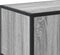 vidaXL - Tv-meubel - 100x35x41 - cm - bewerkt - hout - metaal - grijs - sonoma - eiken