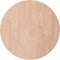 vidaXL - Tafelblad - rond - Ø30x2,5 - cm - onbehandeld - massief - eikenhout