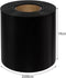 Gardlov Vlechtband Hekwerk - 19 cm x 35 m - UV-bestendig en weerbestendig - Zwart (25 klemmen)