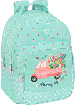 Schoolrugzak Glow Lab Pepa Groen (32 x 42 x 15 cm)