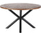 Eettafel rond met kruispoot mangohout Ø150 cm